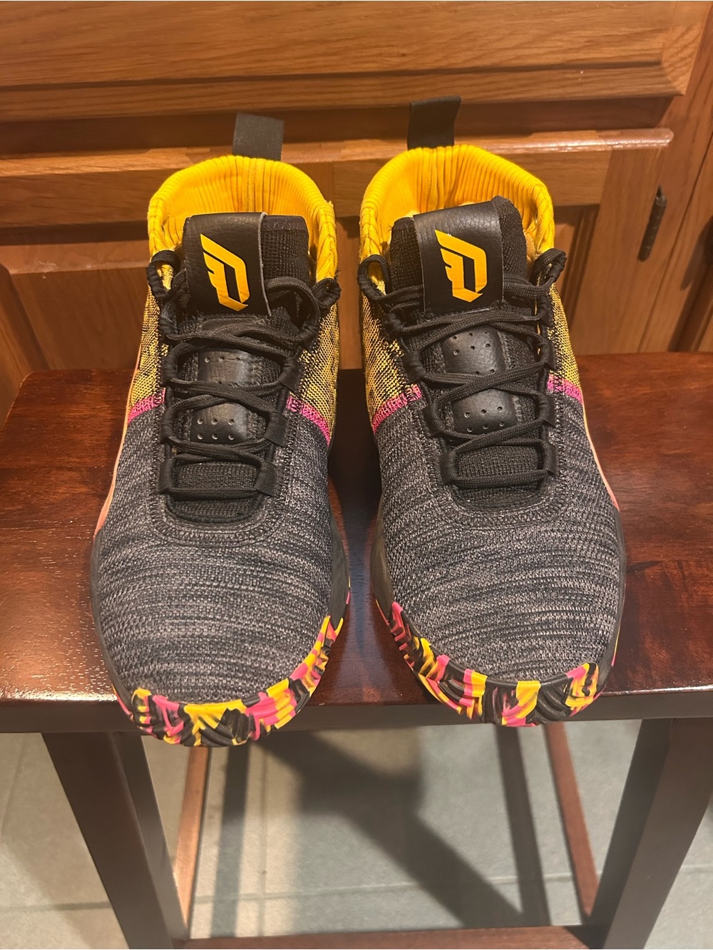 adidas Dame 5 "Core Black Shock Pink”